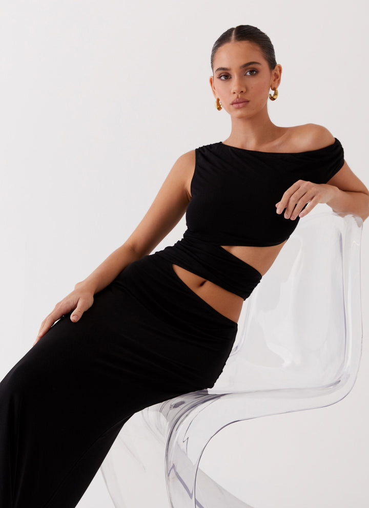 Marlie™ | Maxikleid mit Rüschen