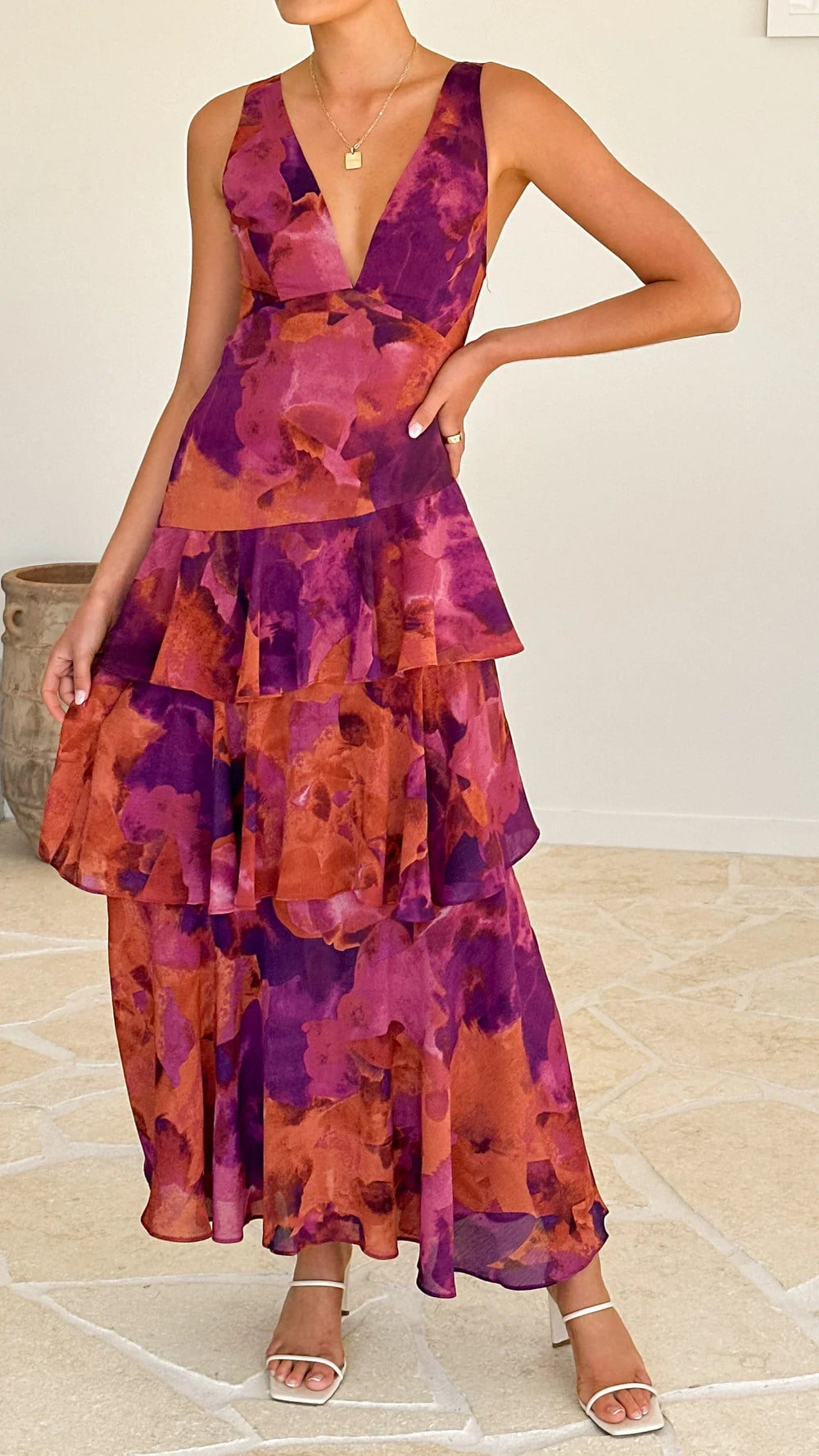 Cleo | Fließendes Eleganzkleid