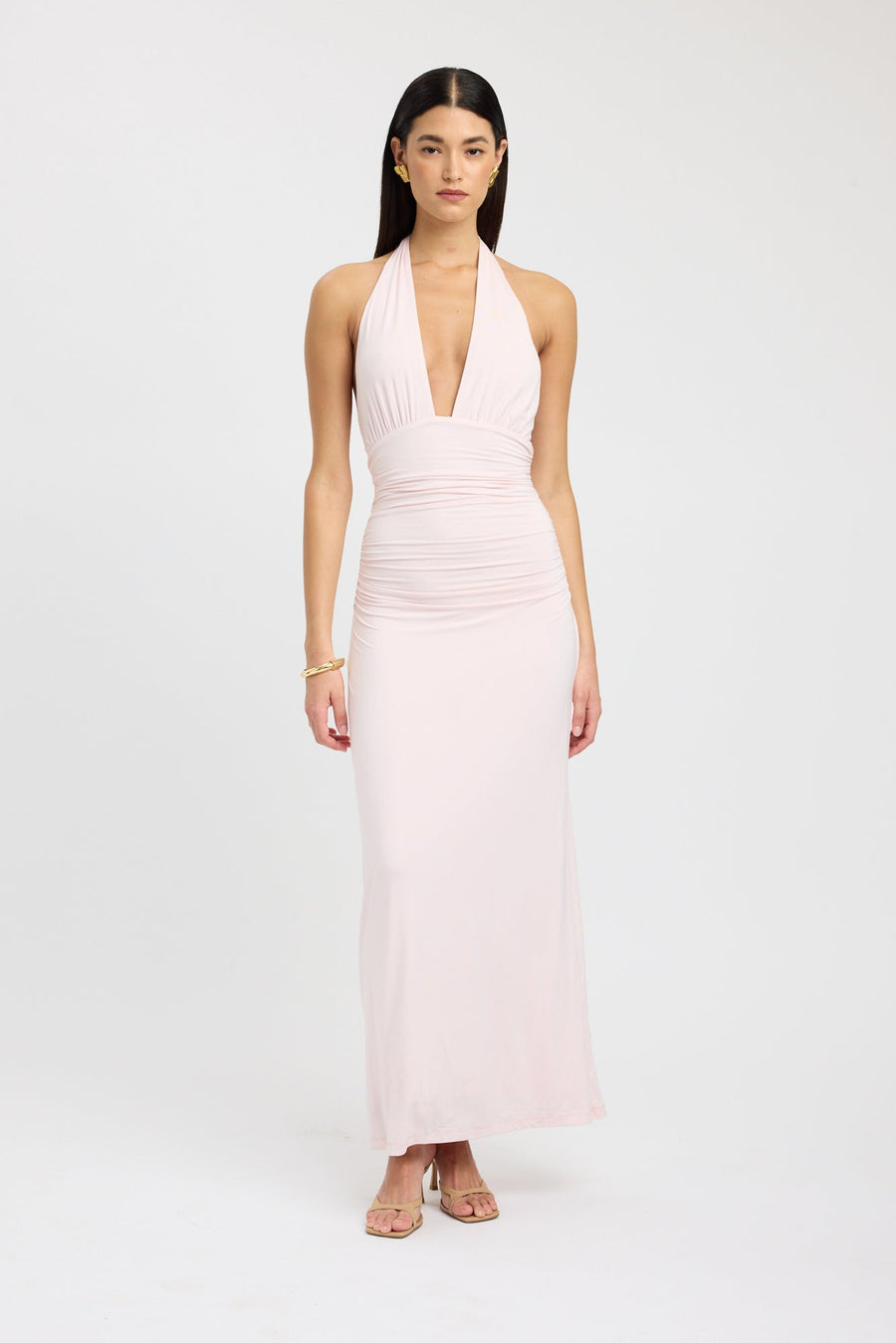 Estella Neckholder-Maxikleid