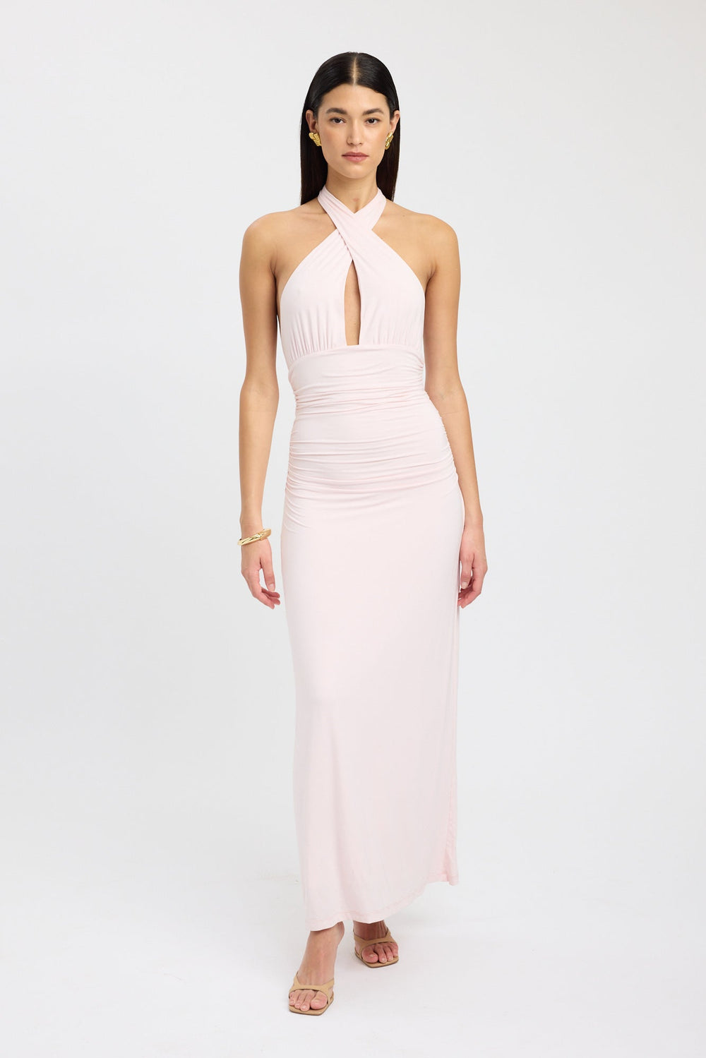 Estella | Neckholder-Maxikleid