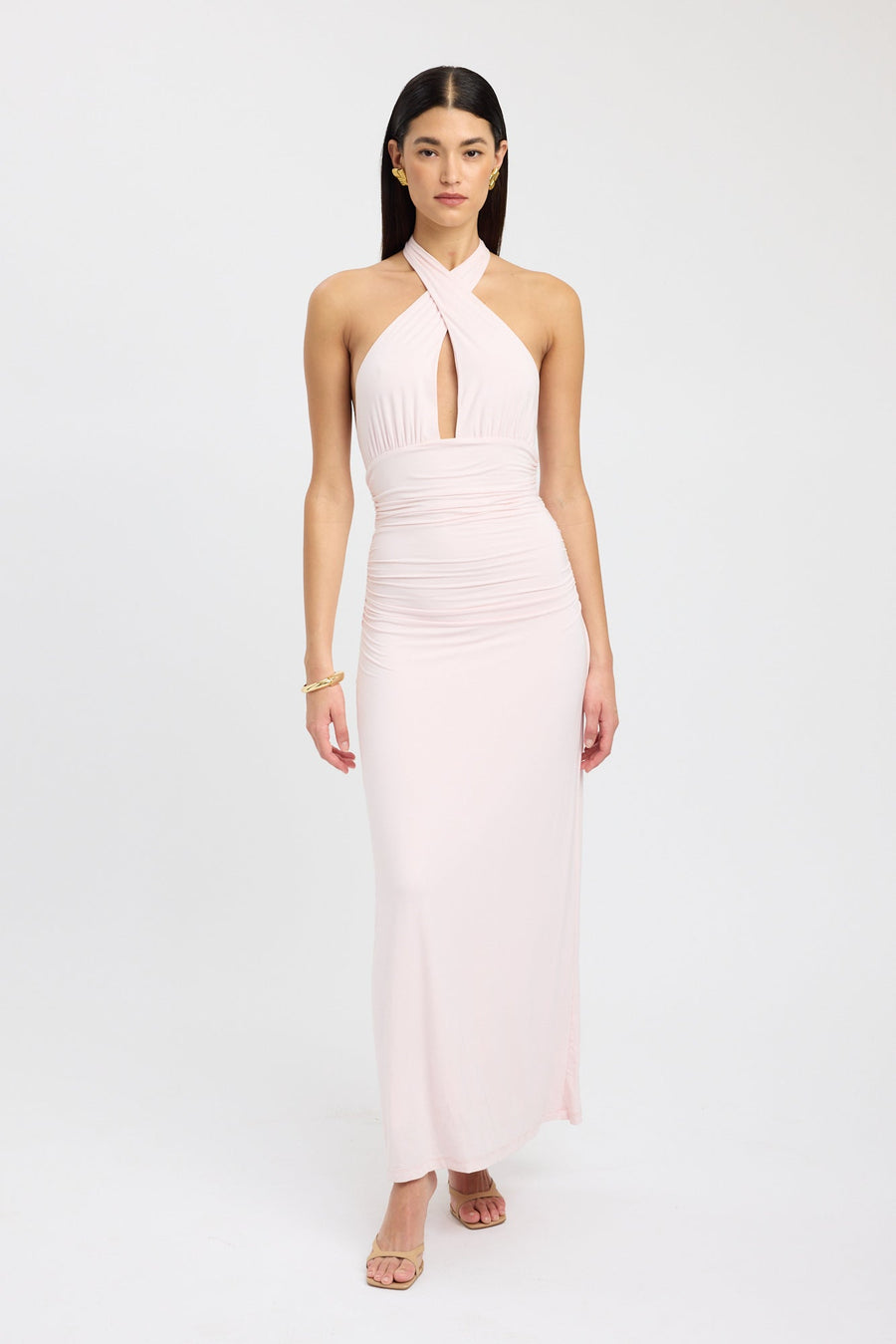 Estella Neckholder-Maxikleid