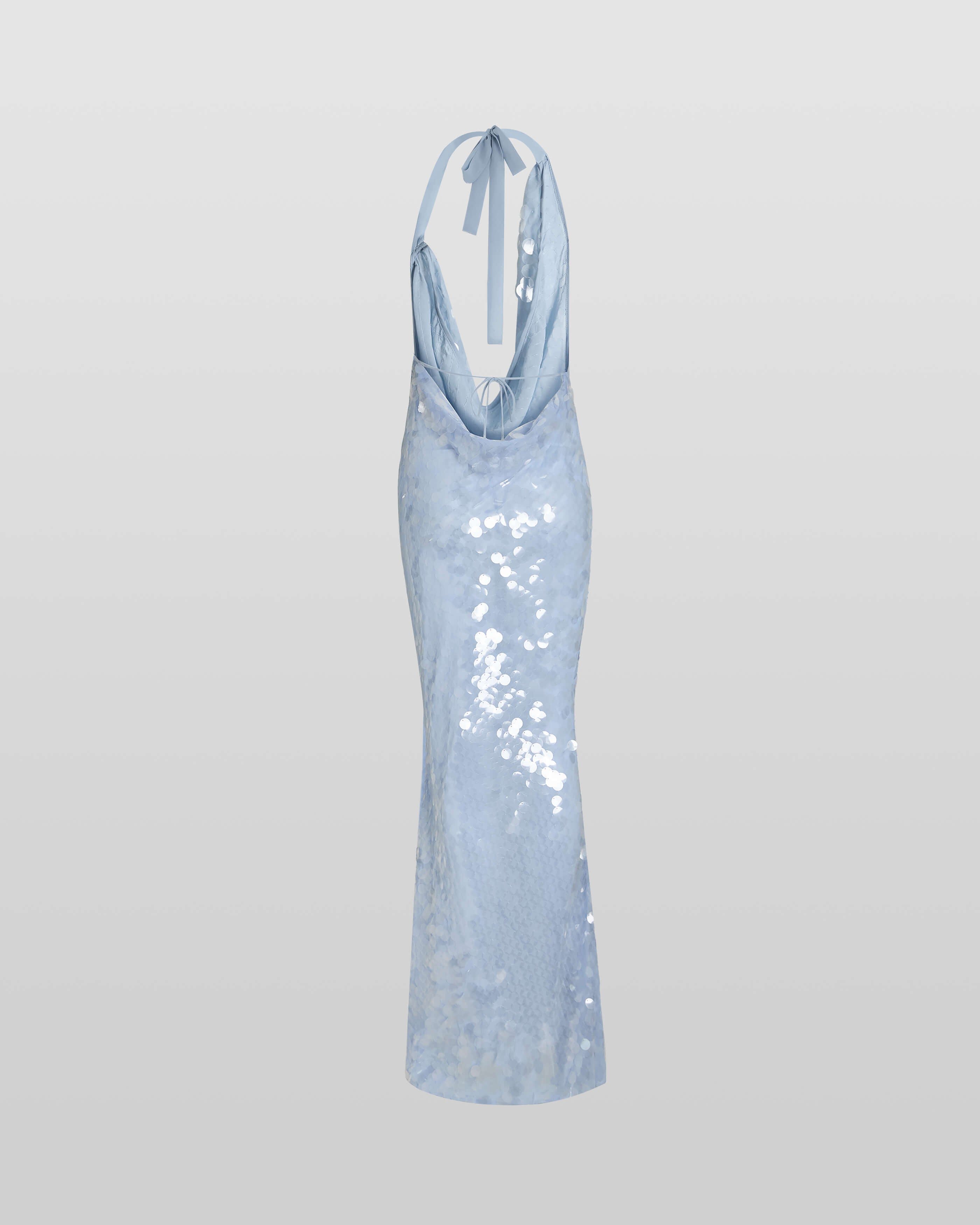 Naline™ | Maxikleid mit Pailletten und Neckholder