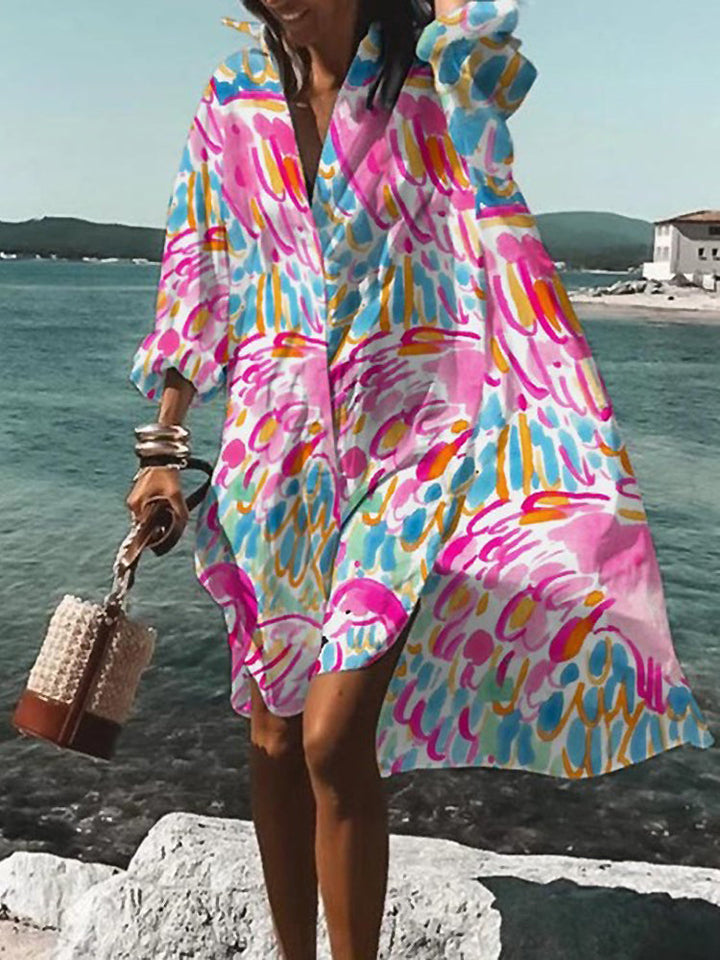 Zanira™ | Kleid mit Knopfleiste
