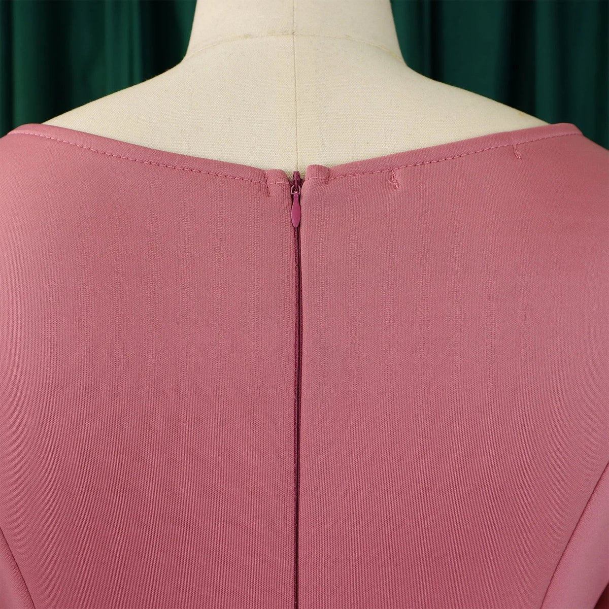 Alessia | Faltenwurf Maxi-Kleid in A-Linie mit Gürtel