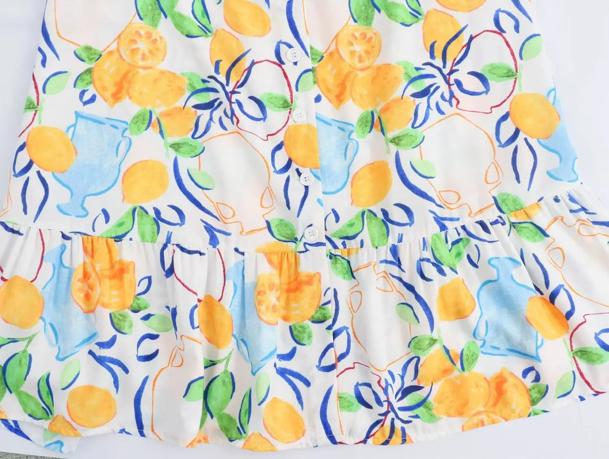 Marseille – Zitronen-Midikleid