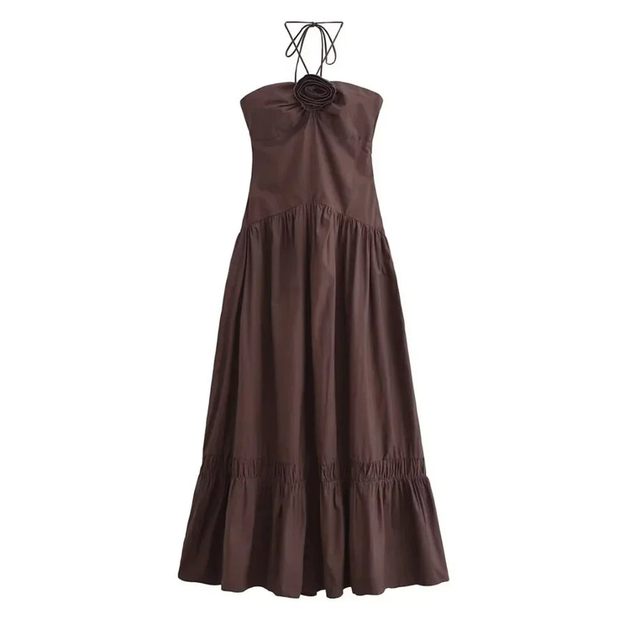 Vivienne Figure-Flattering Poplin Seam Dress