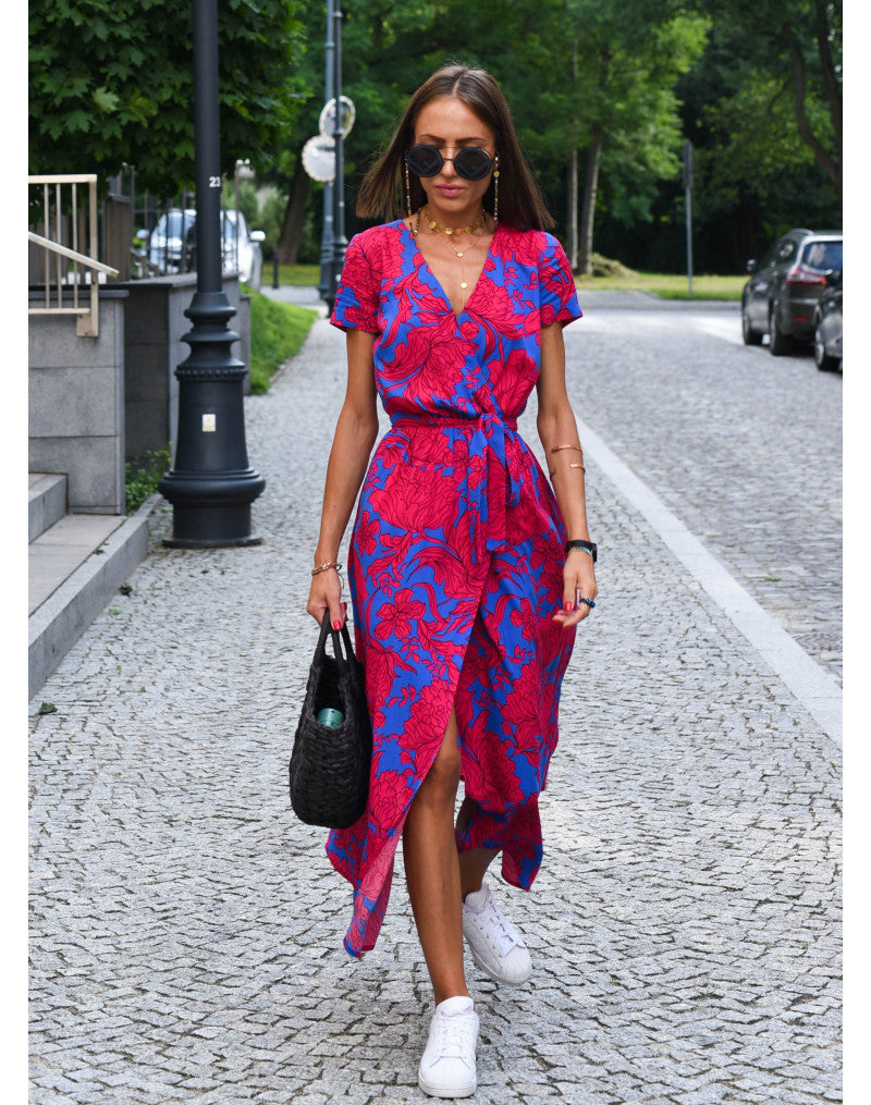 Nadia Print Elegant Dress