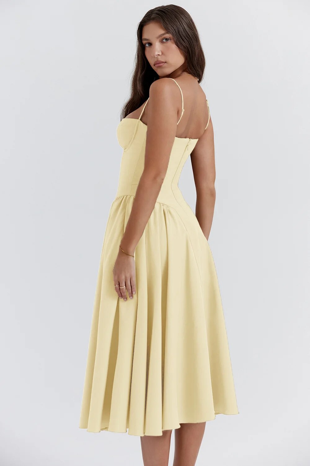 Michaela – Ärmelloses Midikleid