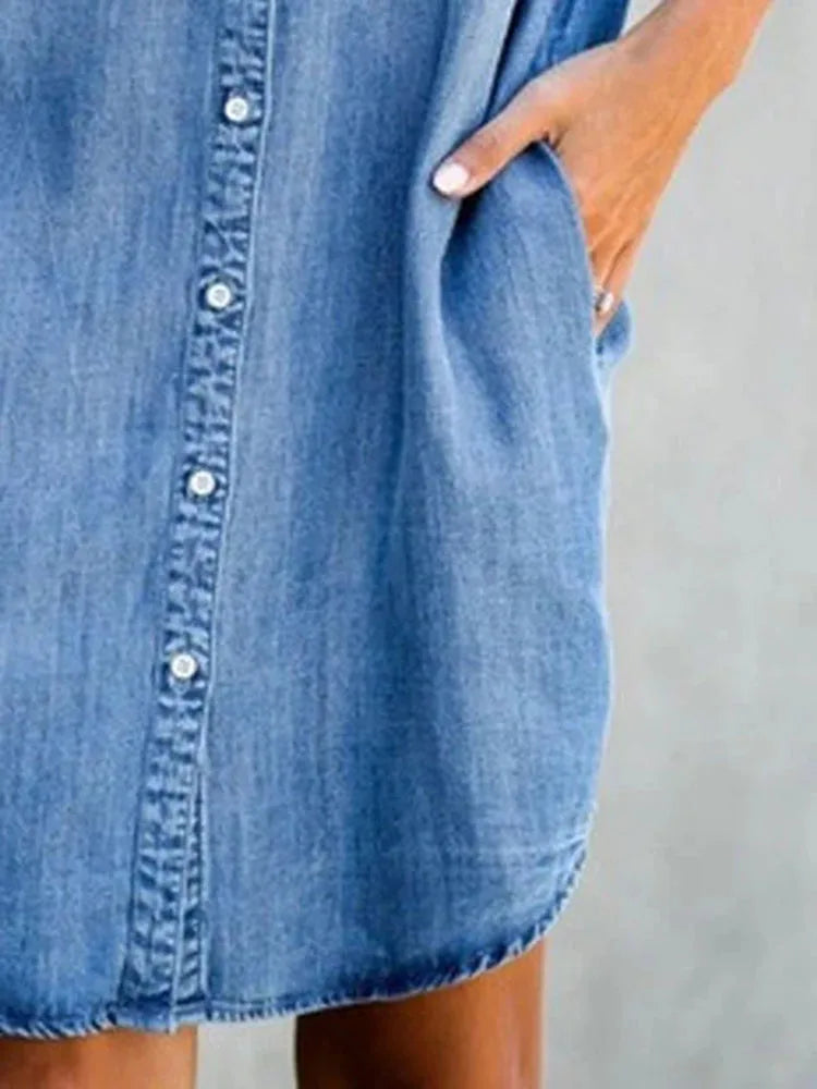 Jessa | Zeitloses Denim-Kleid