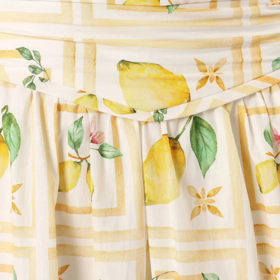Maxi Lemon Dress