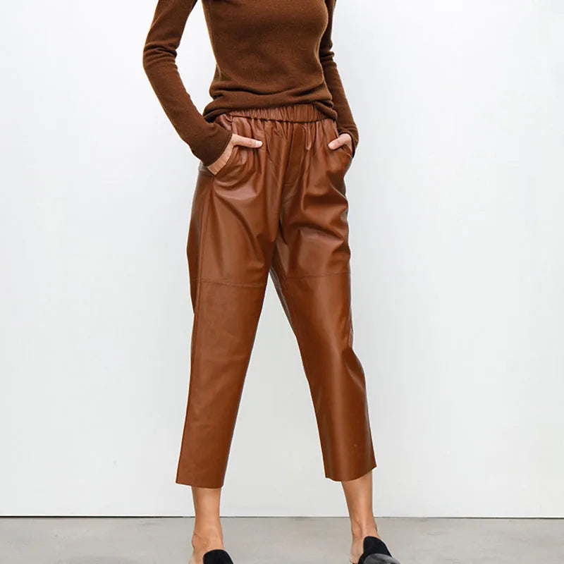 Ylvara™ | Lederhose im Harem-Stil