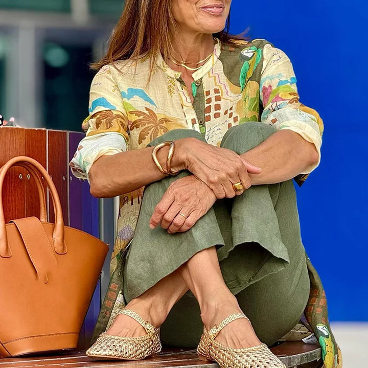 Miriska | Leinen-Set der Eleganz