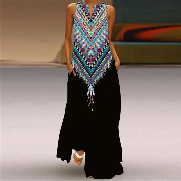Aurelia™ A-Linien-Kleid mit Schmetterlingsblütenmuster