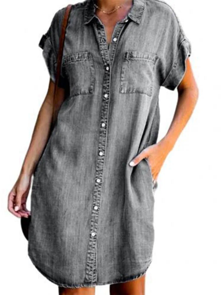 Jessa | Zeitloses Denim-Kleid