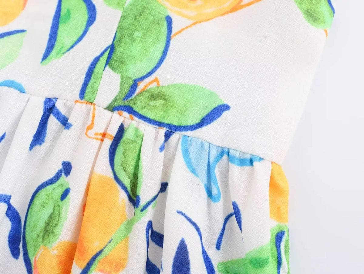 Marseille – Zitronen-Midikleid