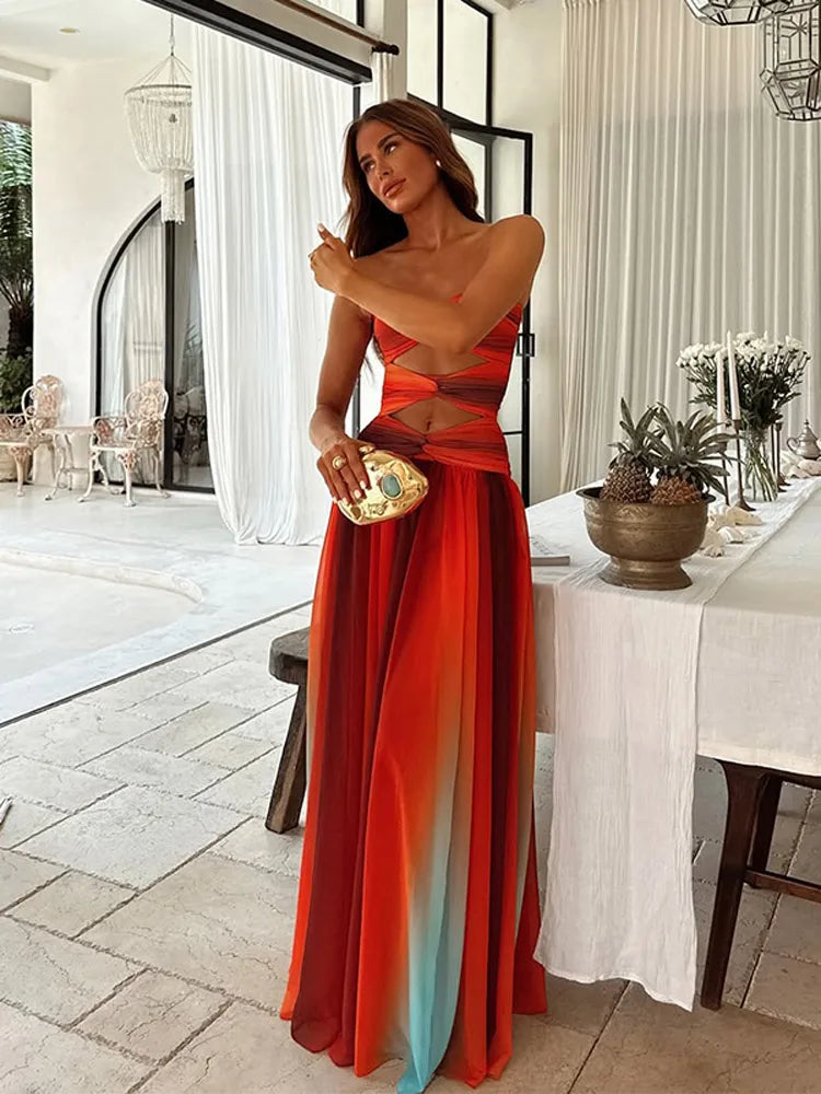 Jaycee | Zeitloses Slim-Fit Maxikleid