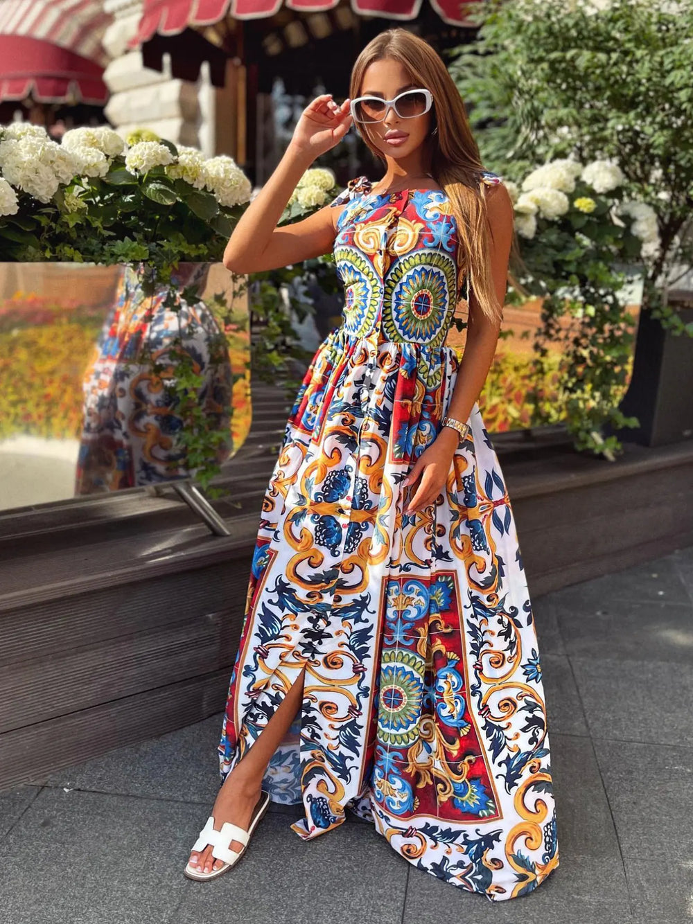 Valencia | A-Linien-Maxikleid