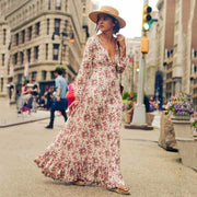 Maris | Maxikleid mit Blumenmuster