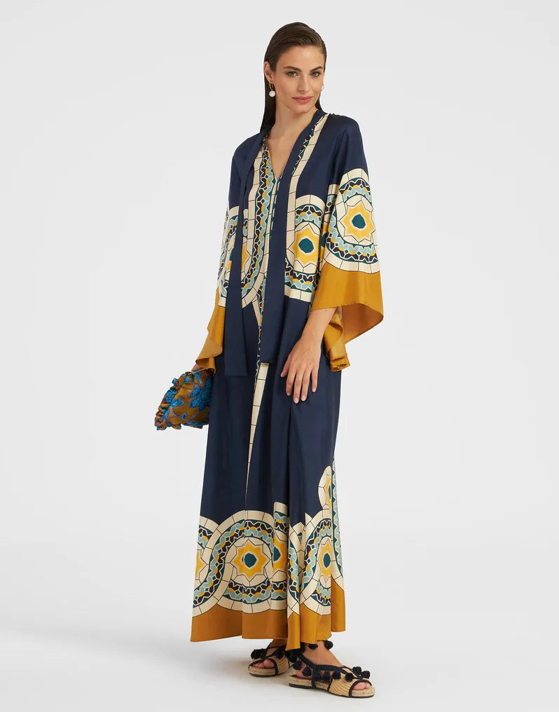 Sculpted Elegance™ Geblümtes Maxikleid