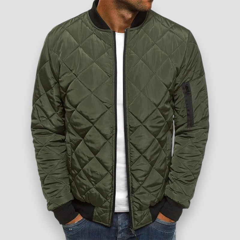 Kjell | Baumwolljacke mit Karomuster