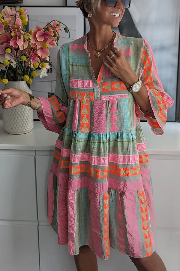 Kiki Elegant Spring-Midi Dress