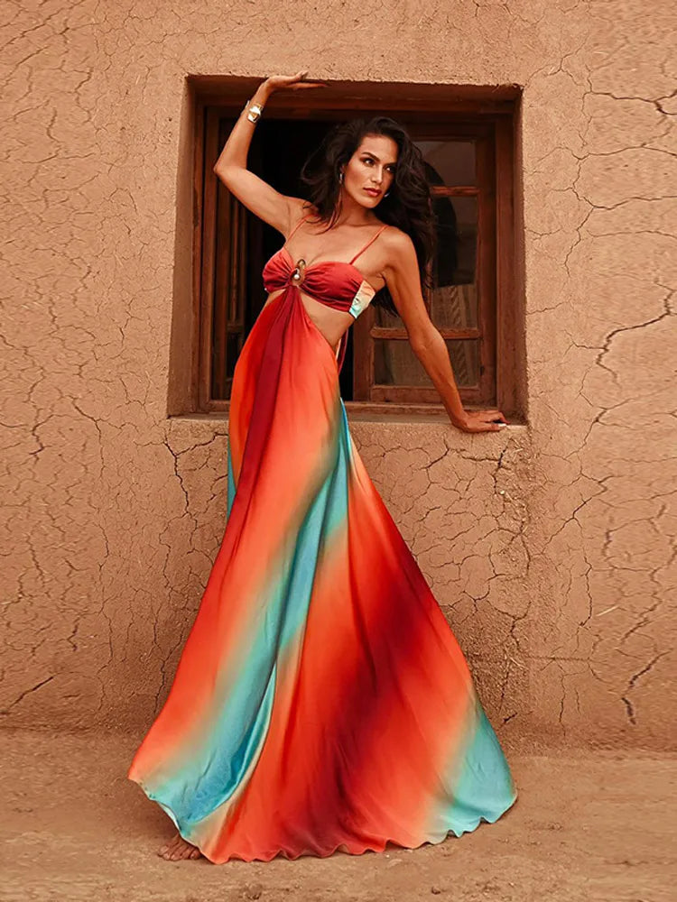 Jaycee - Zeitloses Slim-Fit Maxikleid