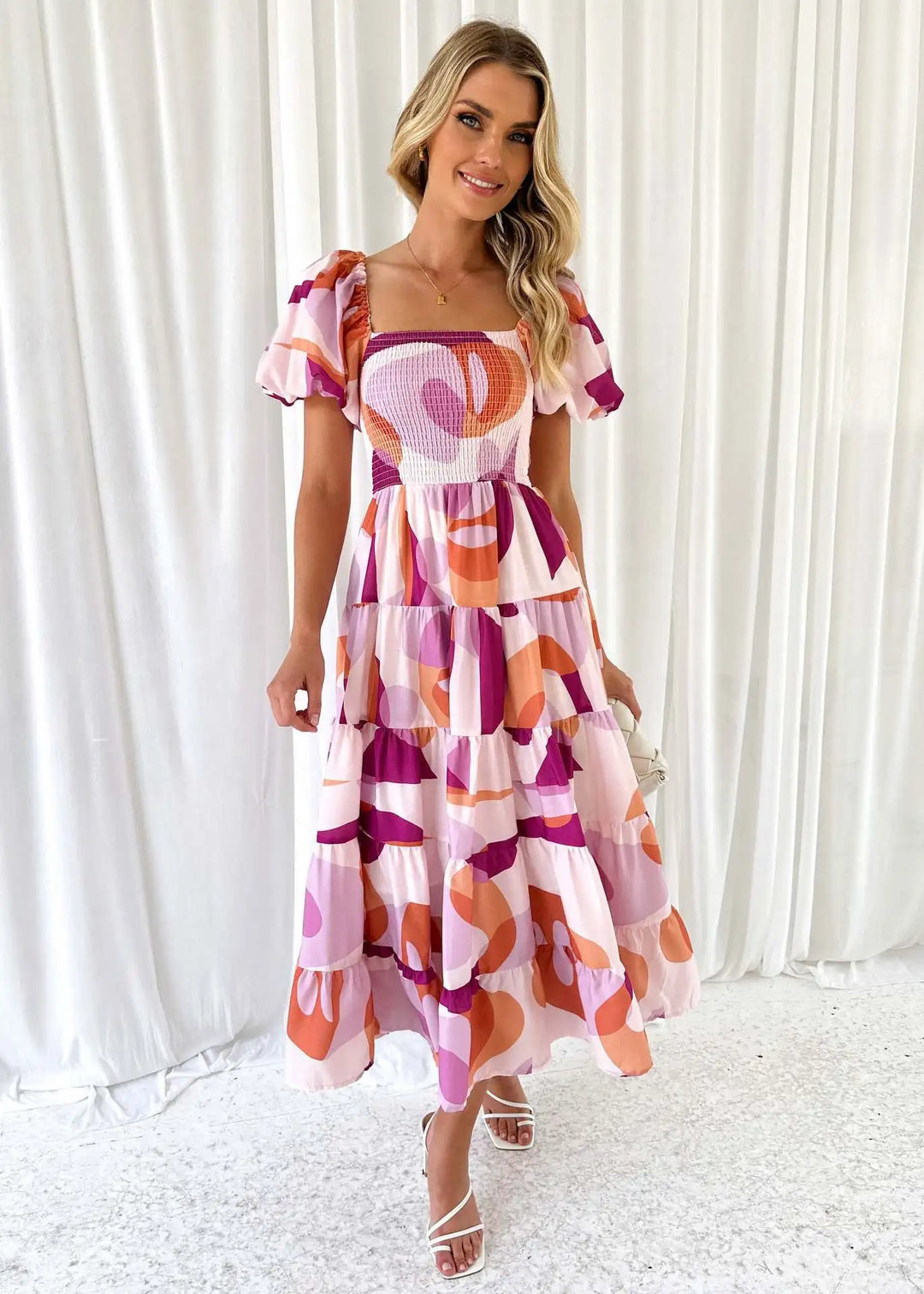 Celeste Off-Shoulder Maxikleid