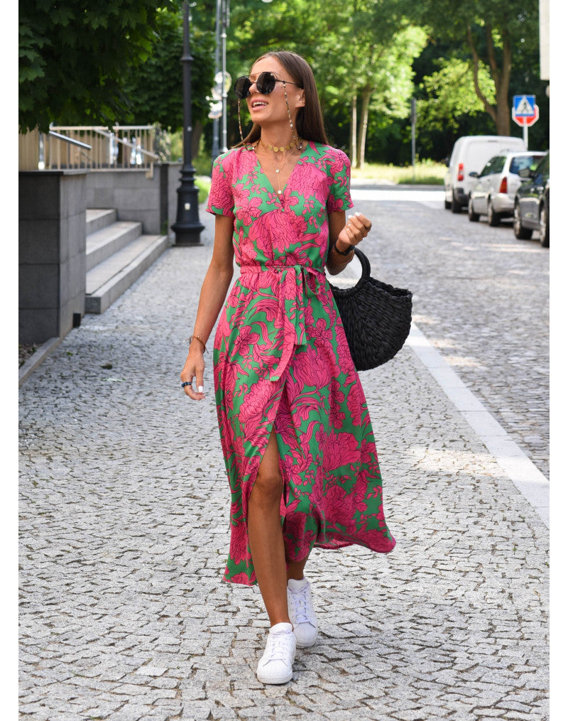 Nadia Print Elegant Dress