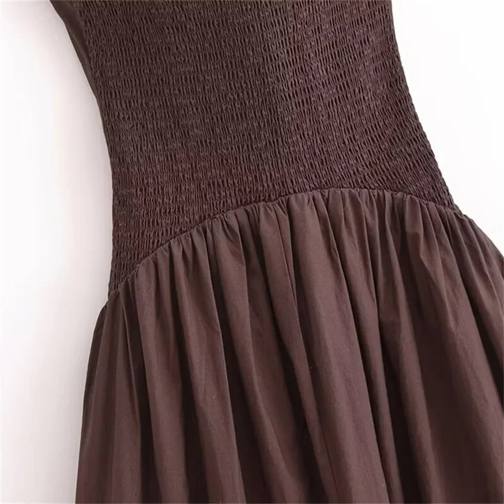 Vivienne | Figurformendes Popeline-Teilungs Kleid