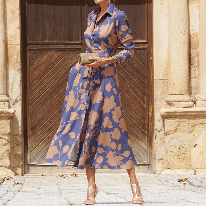 Mariella™ | Klassisches Kleid mit Taillenkordel