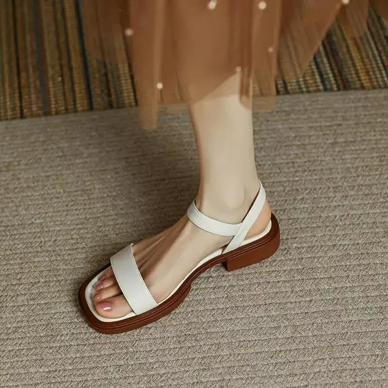 Wirenth | Klassische flache Sandalen
