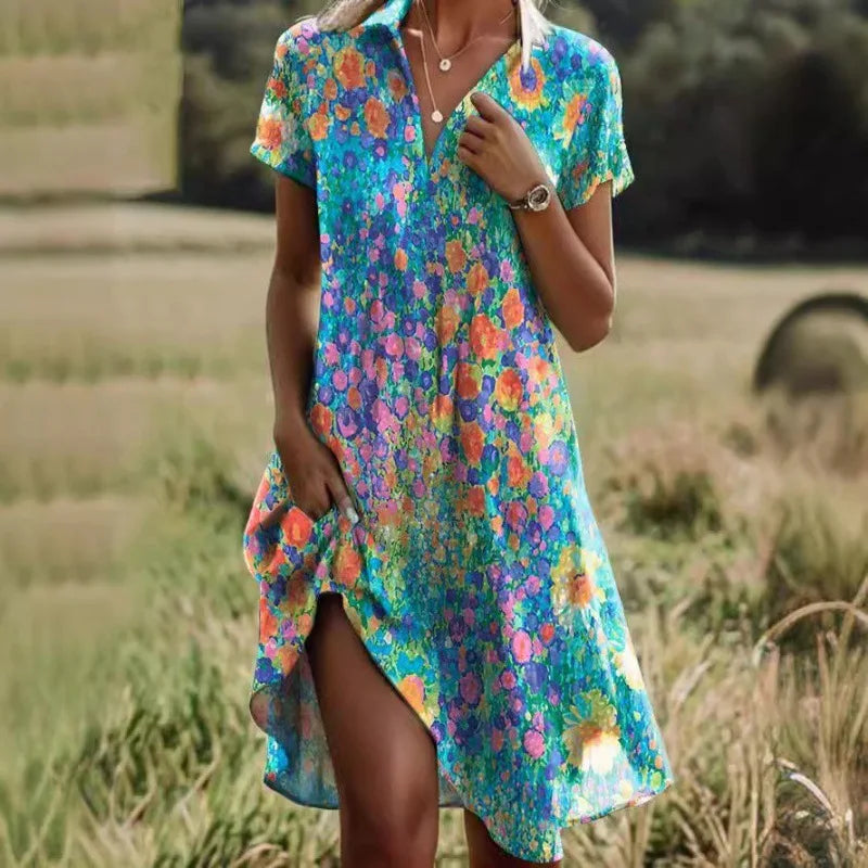 Maravella™ Vintage Boho Urlaubskleid