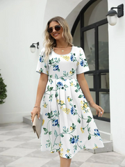 Nuvella™ Bedrucktes Sommerkleid mit Reißverschluss