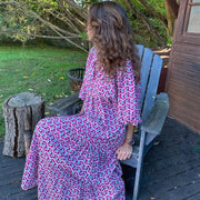 Elysia | Boho-Maxikleid mit Blumenmuster