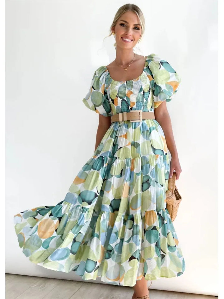 Celeste Off-Shoulder Maxikleid