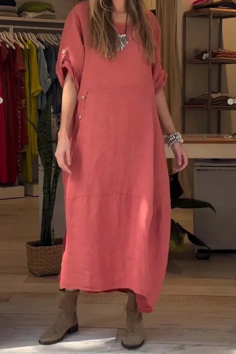 Sélena | Elegantes und Casual Kleid mit Knöpfen