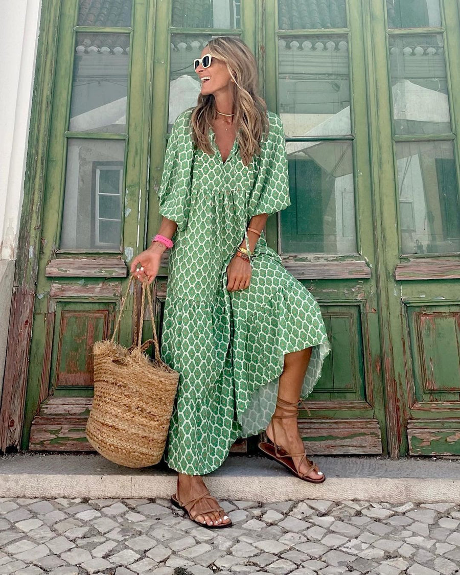 Fleur Bohemian Maxi Dress