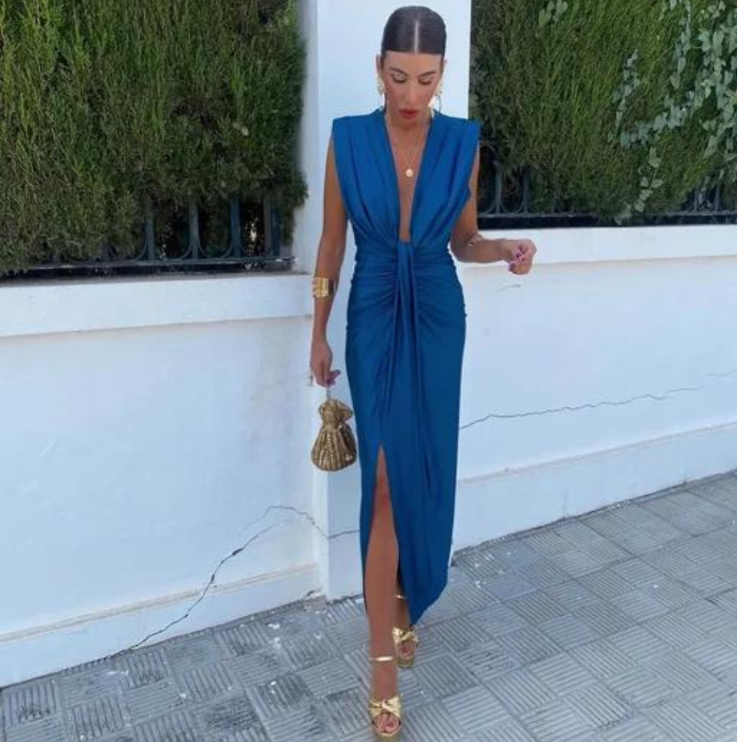 Crocetta™ | Elegantes Kleid mit Ausschnitt