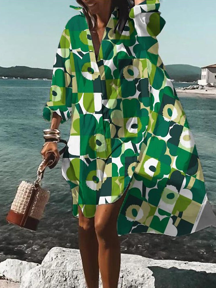 Zanira | Kleid mit Knopfleiste