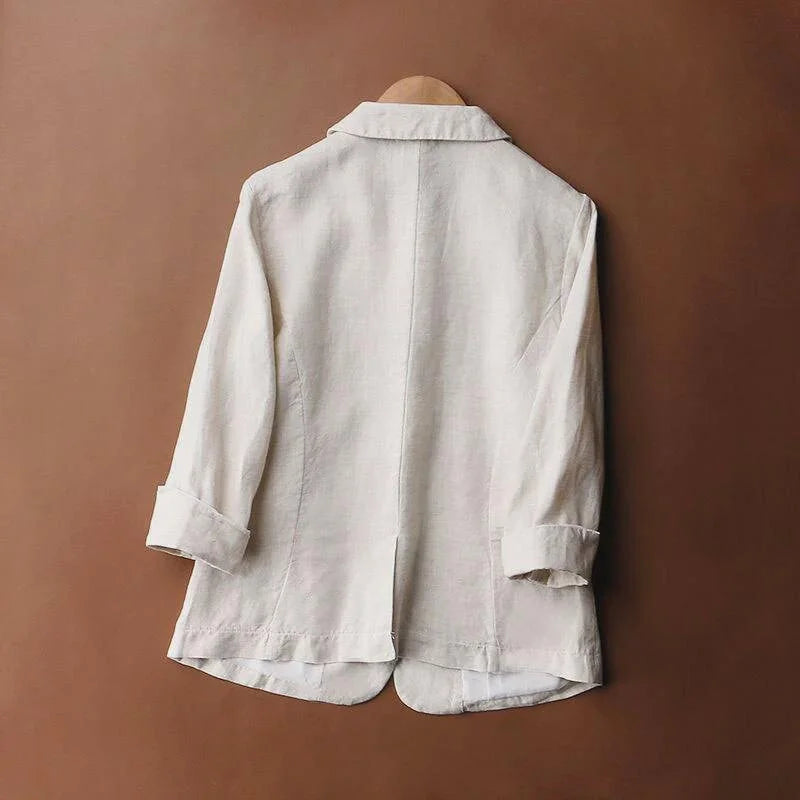 Libby | Lässiger Leinenblazer