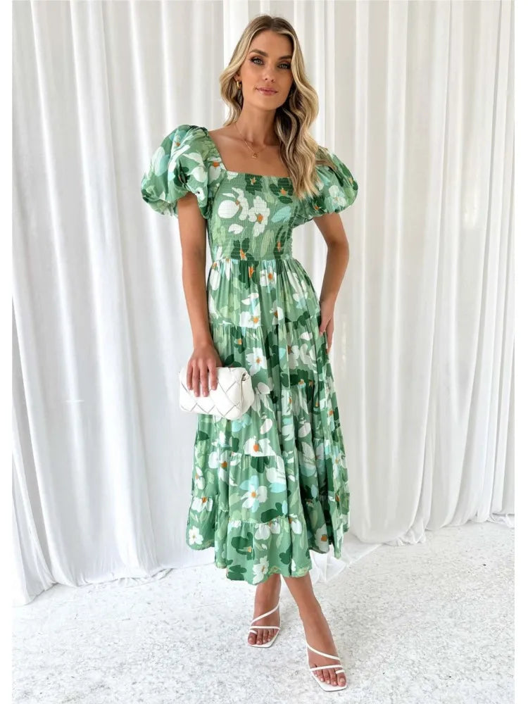Celeste Off-Shoulder Maxikleid