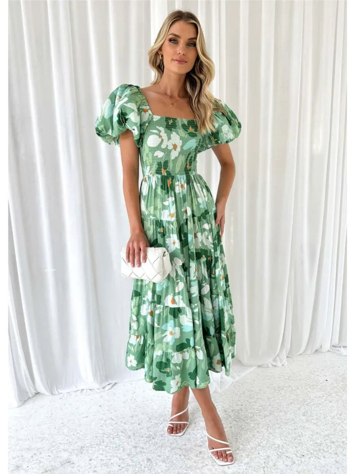 Celeste Off-Shoulder Maxikleid