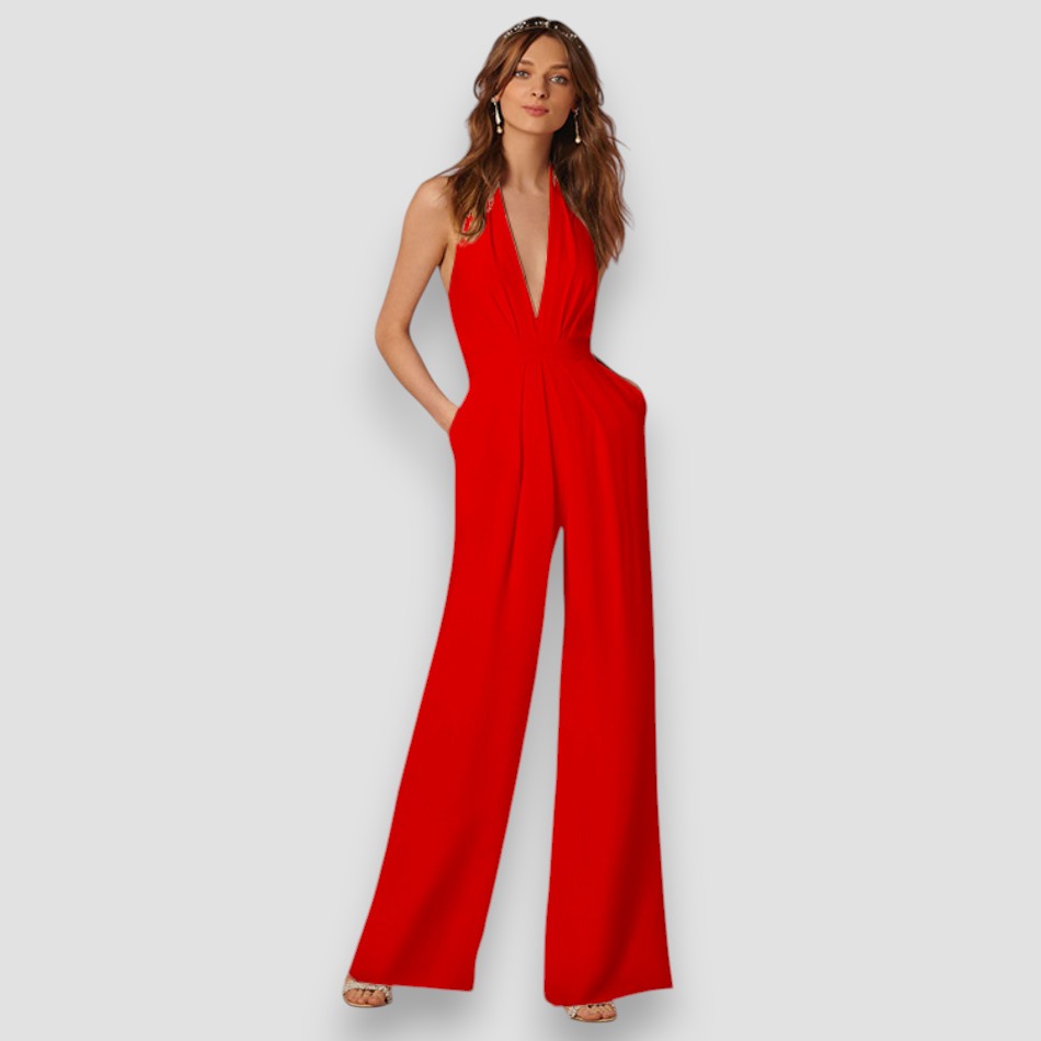 Bea | Schlaghosen-Jumpsuit