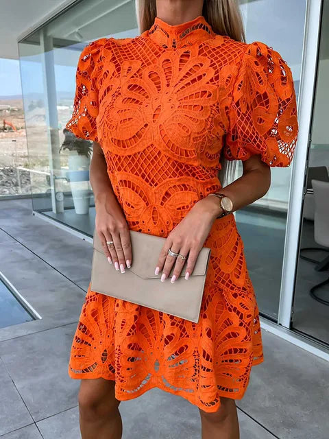Marissa Embroidered Lace Dress