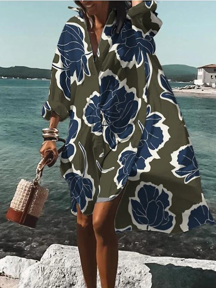 Zanira | Kleid mit Knopfleiste