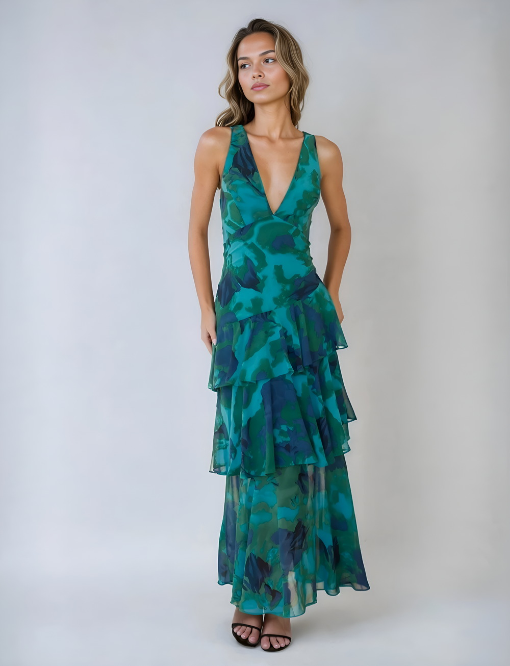 Cleo | Fließendes Eleganzkleid