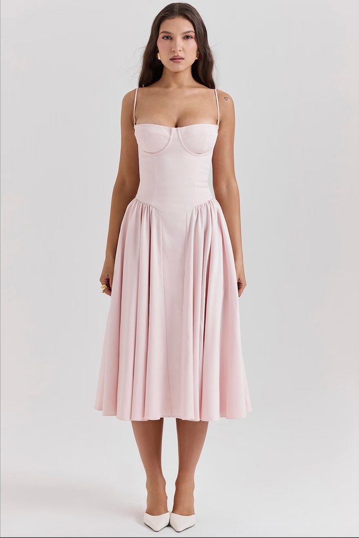 Michaela – Ärmelloses Midikleid