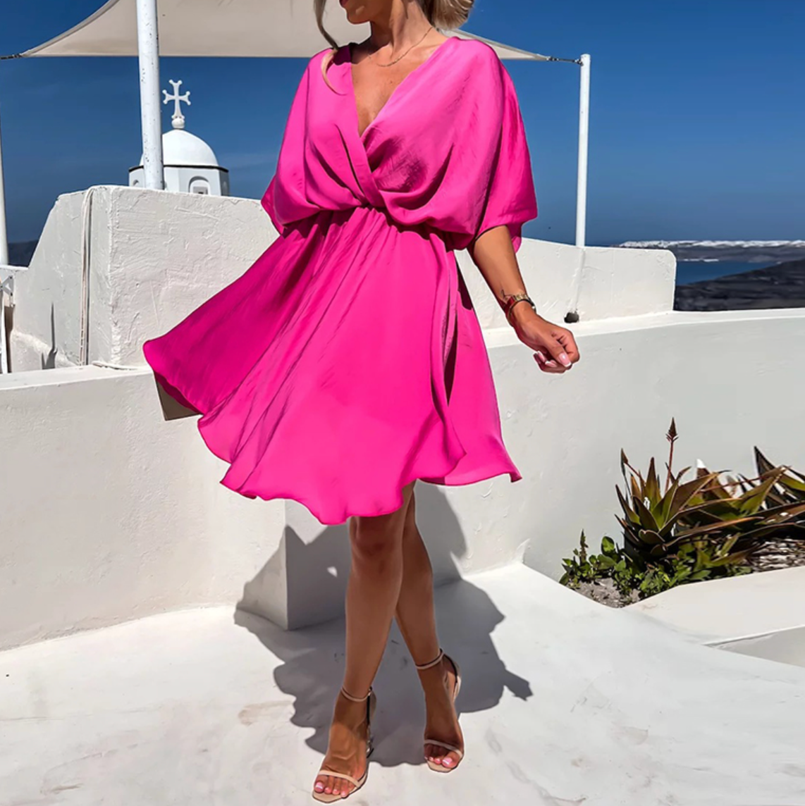 Kiana – Schickes, fließendes Minikleid