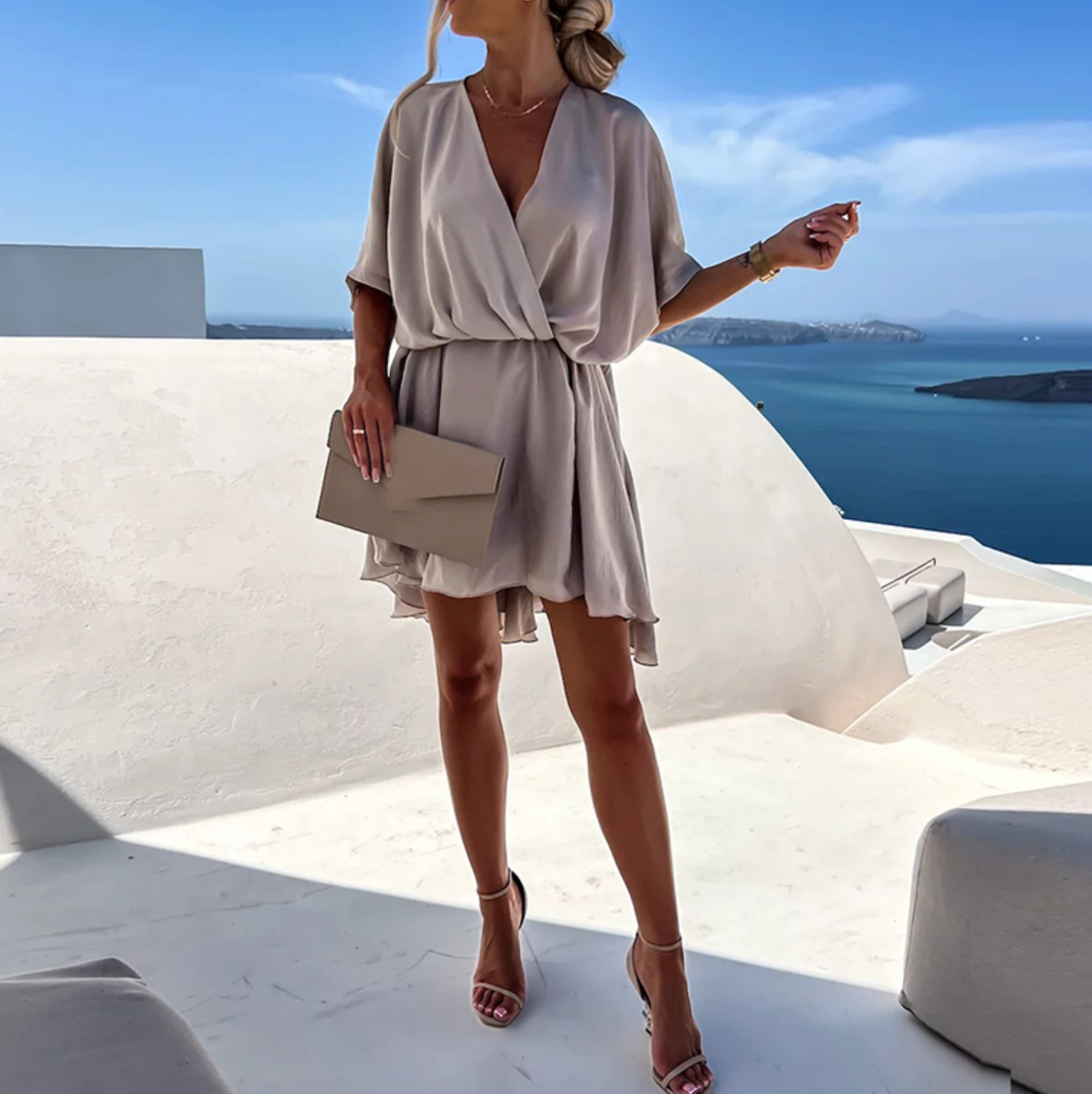 Kiana – Schickes, fließendes Minikleid