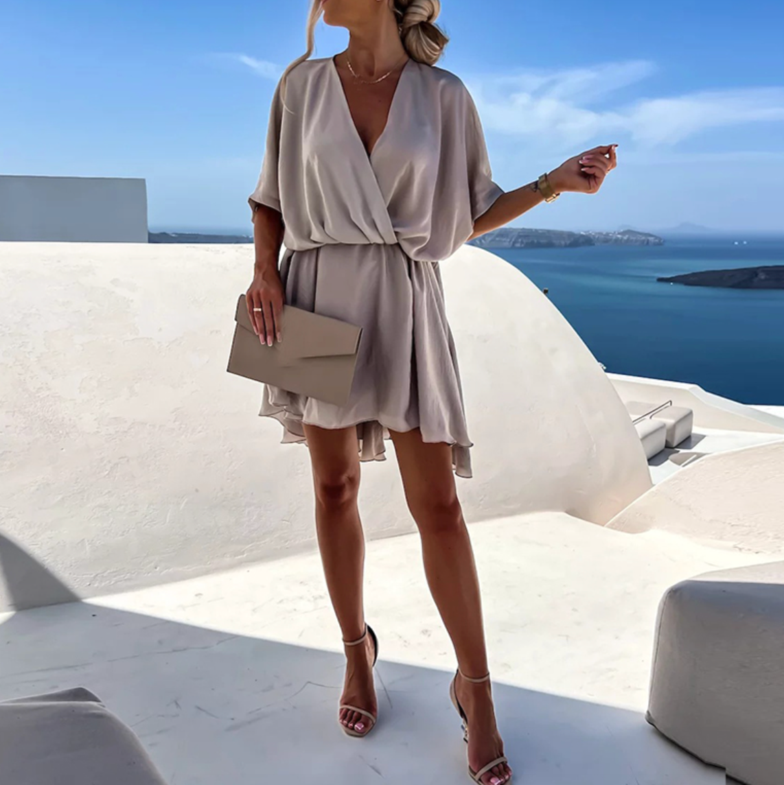 Kiana – Schickes, fließendes Minikleid